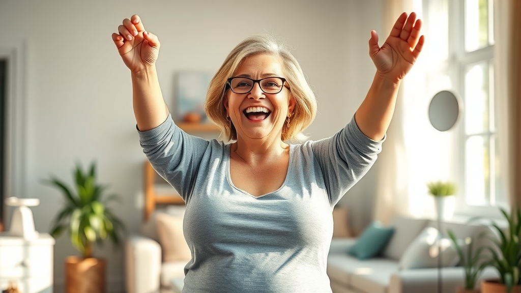 weight loss success, intermittent fasting for women over 40, happy result