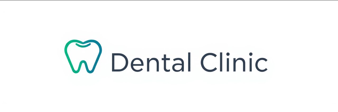 Goodlettsville TN dentist logo with modern teal and gray dental clinic design
