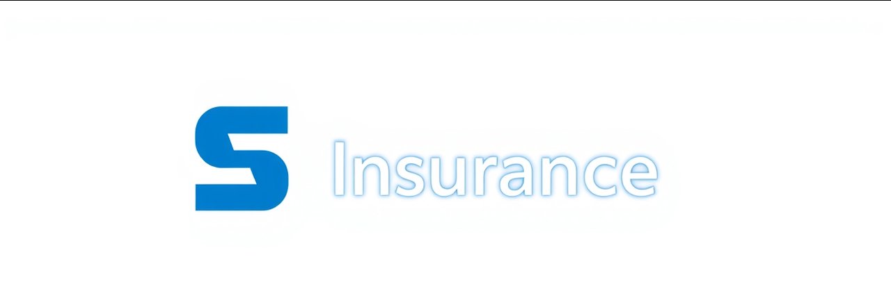 Modern blue insurance agency logo for affordable healthcare insurance.