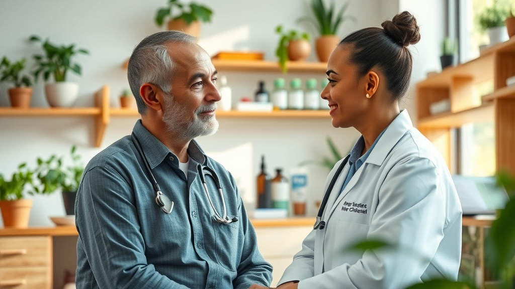Alternative medicine doctor near me providing holistic health assessment