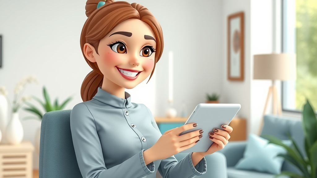 Spa owner managing social media as a time-saving marketing strategy for busy spa owners and LMT