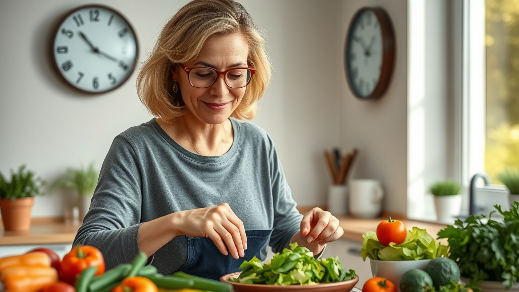 intermittent fasting schedule for women over 40, 5:2 day fasting, healthy meal prep
