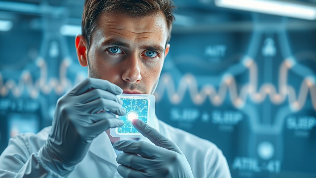 x39 lifewave patch for sleep on skin emitting light futuristic sci-fi sleep technology visual