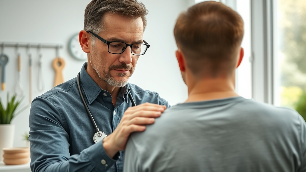 Chiropractor providing holistic spinal care to improve chiropractic health
