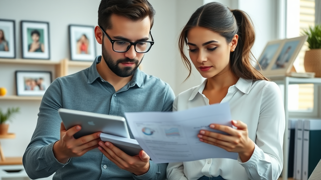 Couple preparing for mediation with divorce mediation attorney Waterbury CT, reviewing family law documents