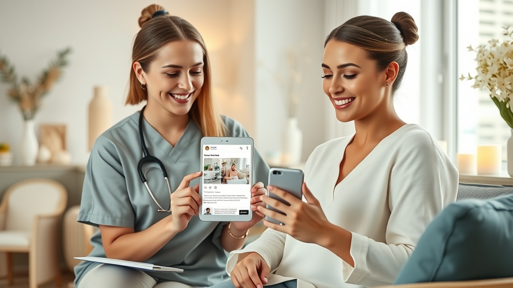 Massage clinic newsletter mockup for email newsletter personalization and engagement