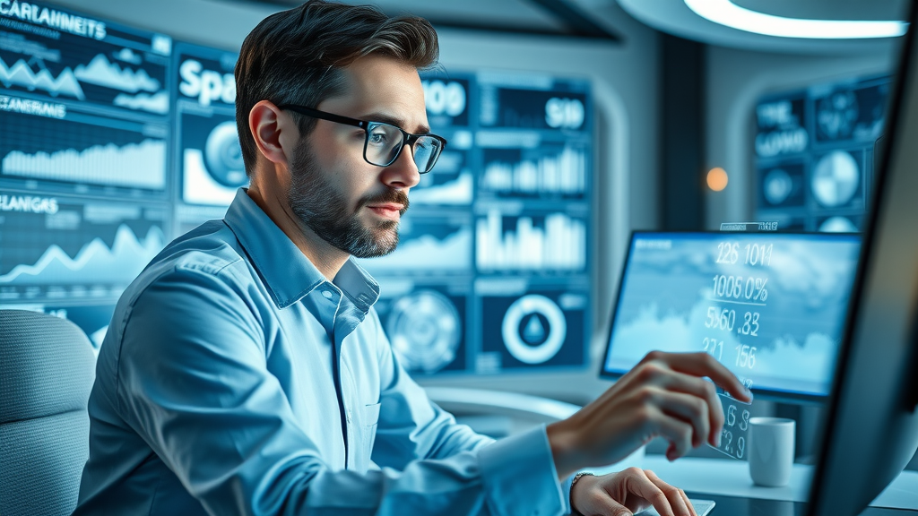 Spa marketing analyst reviewing digital marketing ROI and authentic marketing for spas