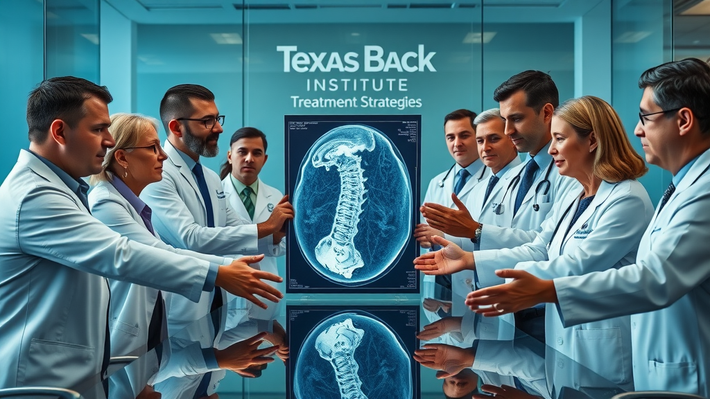 Orthopedic spine specialists in Texas collaborate on advanced spinal care.