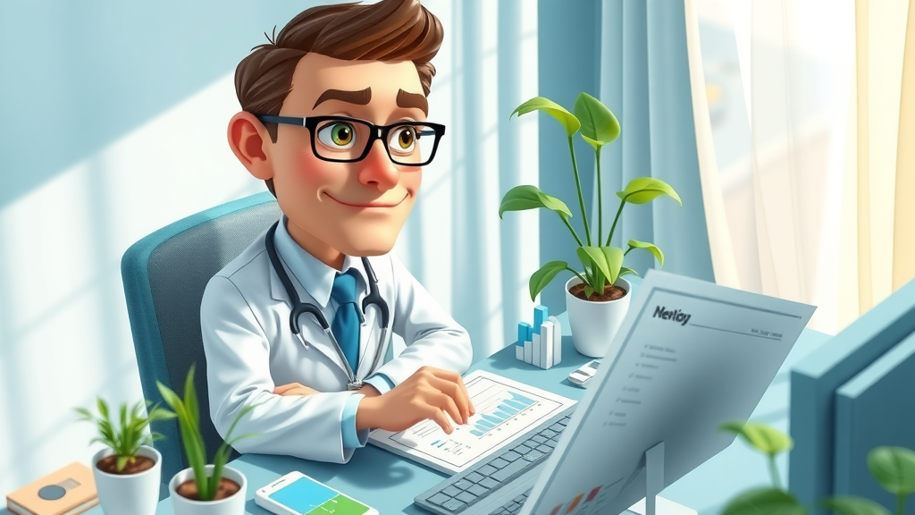 Purposeful therapist planning business growth at a desk - business owner mindset