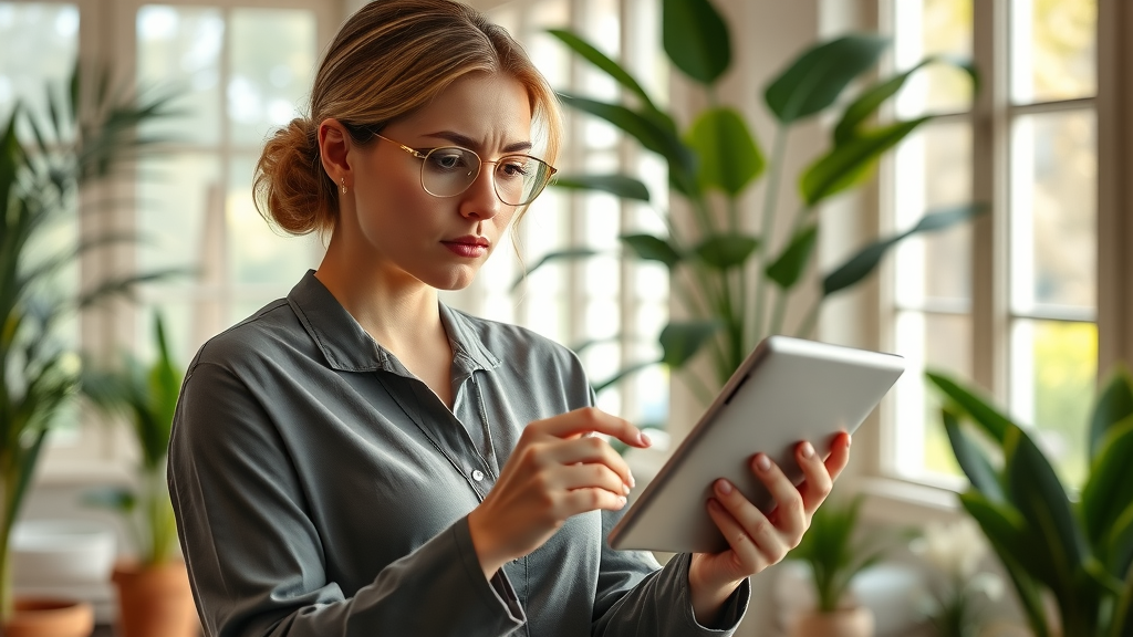 Marketing for spas with no time - spa owner reviewing appointment calendar in elegant spa office