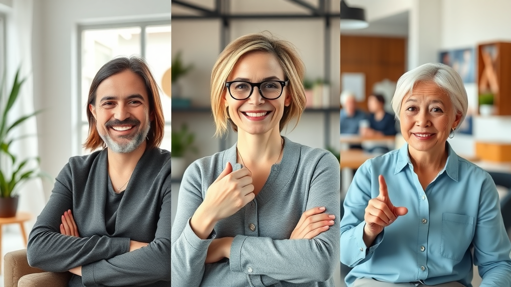 Collage of therapists who successfully transitioned to business ownership - small business success stories