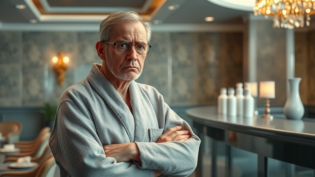 upset customer spa robe negative experience expressing dissatisfaction