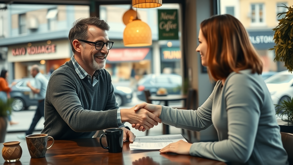 nonprofit leader building local business partnership for fundraising