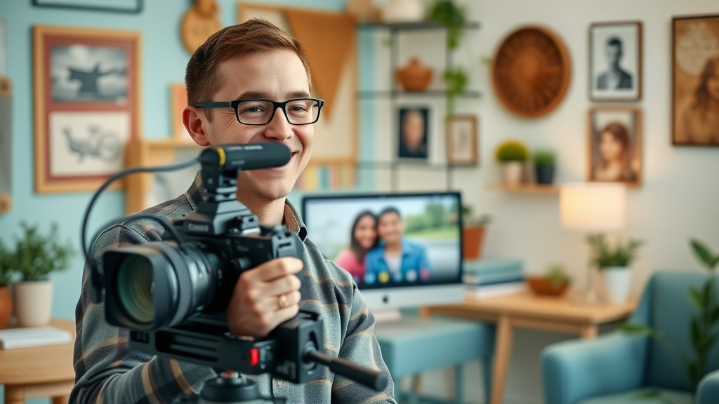 Nonprofit marketer producing engaging video content for a fundraising marketing plan for nonprofits