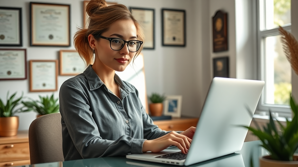 Spa owner optimizing their business profile for local search and marketing for busy spa owners and LMT