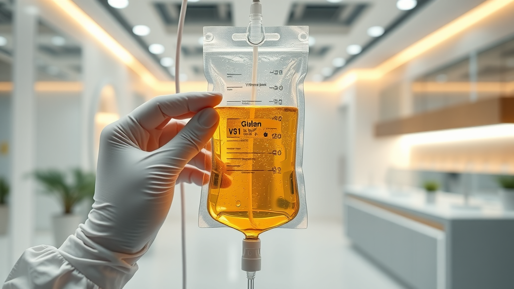 Vitamin infusion IV therapy drip at Medzone Spa aesthetic clinic
