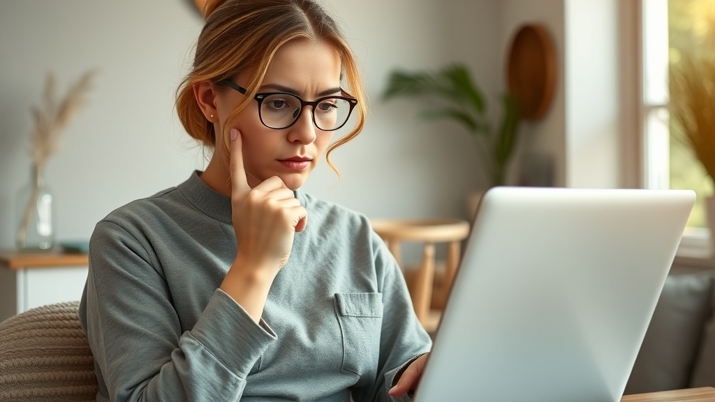 concerned spa owner reading online reviews negative spa reviews