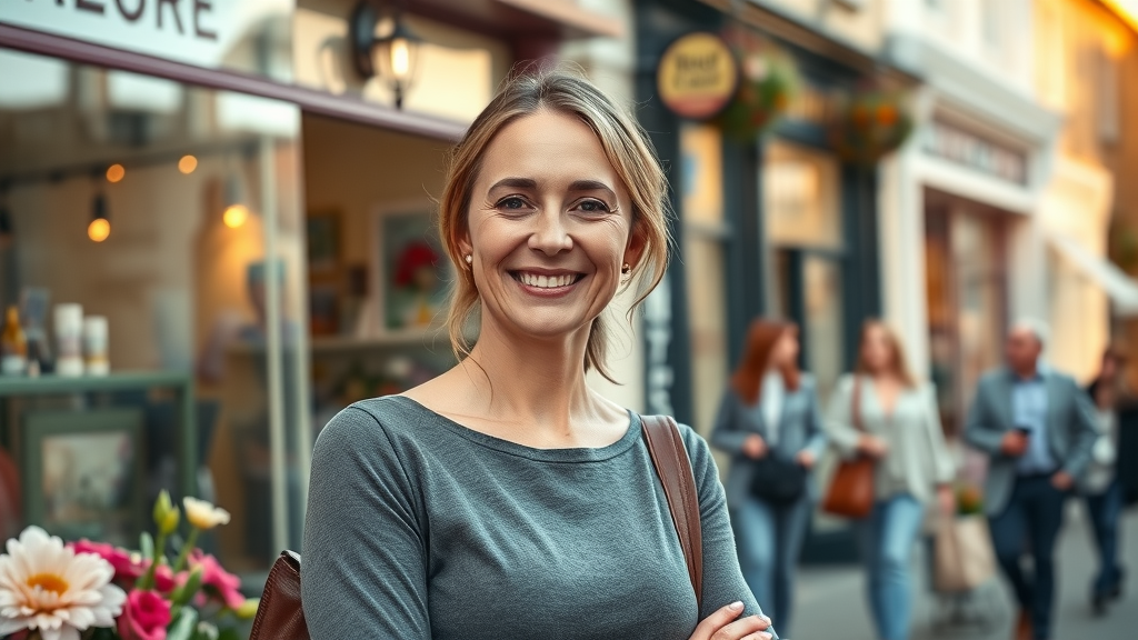 optimistic business owner, invited business in monmouthshire cic, revitalised monmouthshire high street