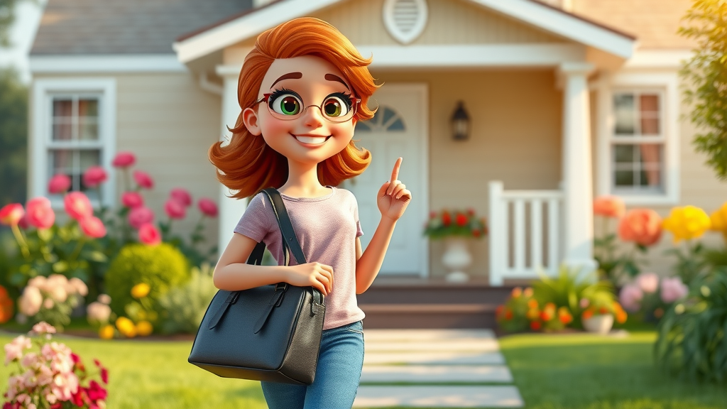 mobile hair braiding and extensions, friendly stylist arriving at a suburban home