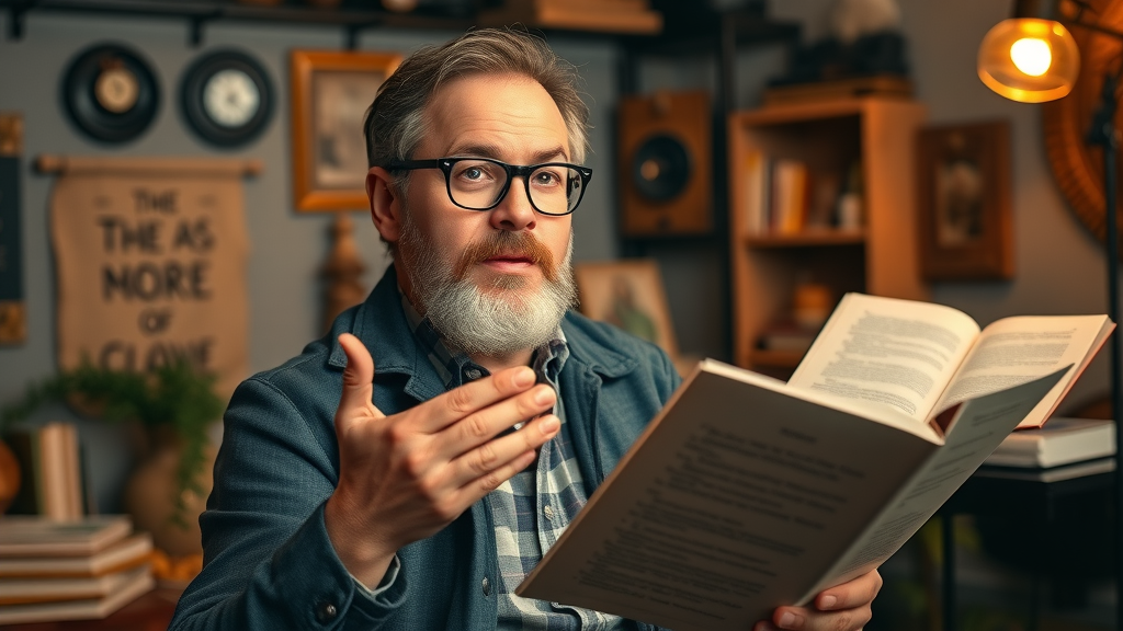 authentic business owner recording story, storytelling as a key to why your business needs to be seen