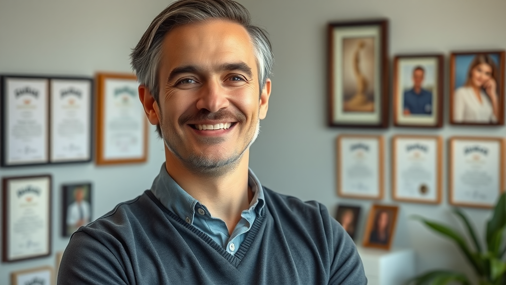 Inspiring Elite Spine Care Chiropractic portrait of Dr. Matthew Ferris in clinic setting